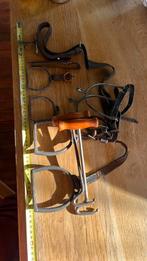 Oude paardrij stijgbeugels, laarzenknecht, sporen ,, Ophalen of Verzenden, Gebruikt, Paard, Overige typen