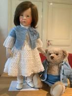 Antieke Kathe Kruse Stofkopje met korte naad 52 cm., Ophalen of Verzenden, Zo goed als nieuw