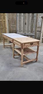 oude tafel keukentafel werktafel keuken winkel werkbank, Ophalen of Verzenden