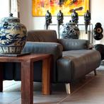 Complete originele Leolux zithoek in perfecte conditie., Ophalen, Zo goed als nieuw, Leer, Modern