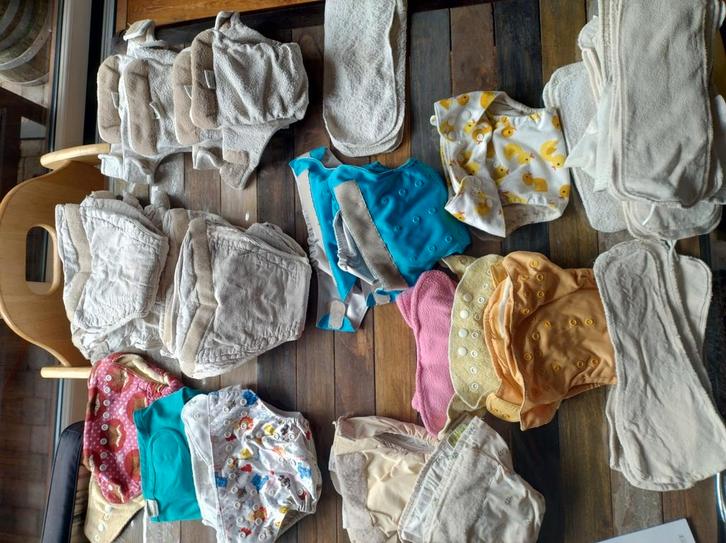 Diverse Wasbare luiers/proefset/zwemluiers, Kinderen en Baby's, Babykleding | Overige, Gebruikt, Jongetje of Meisje, Ophalen