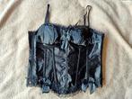 NIEUW victoriaans Korset zwart Taille 85/95 Cm, Ophalen, Zwart, Body of Korset