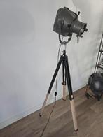Antieke Strand Electric theater-lamp op Tripod statief €299, Huis en Inrichting, Ophalen of Verzenden, Zo goed als nieuw, 150 tot 200 cm