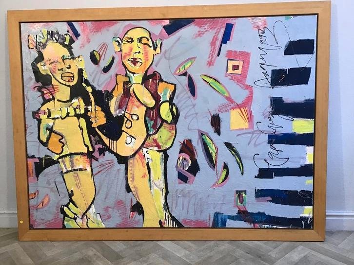 Espen Greger Hagen ( 1964-2008) 219 x 163 cm  !, Antiek en Kunst, Kunst | Schilderijen | Klassiek, Ophalen