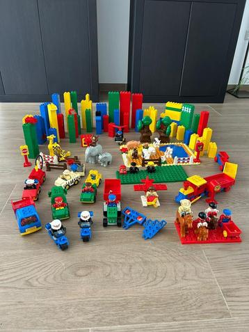 Collectie Duplo safari trein boerderij brandweer politie beschikbaar voor biedingen