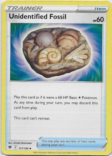 Astral Radiance,  Unidentified Fossil [uncommon] 157/196 beschikbaar voor biedingen