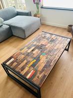 Salontafel (massief, gekleurd drijfhout), Huis en Inrichting, Ophalen, 100 tot 150 cm, 50 tot 100 cm, Zo goed als nieuw