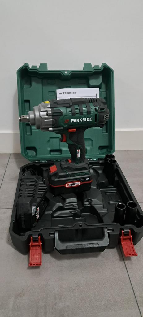 PARKSIDE Slagmoersleutel 20V 4.0Ah Accu Nieuw!, Doe-het-zelf en Verbouw, Gereedschap | Handgereedschap, Nieuw, Ophalen of Verzenden