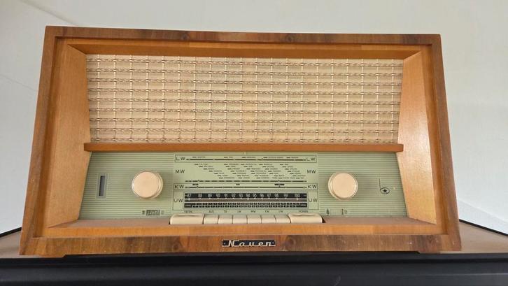 Vintage DDR Radio Bernau/Nauen - Ostalgie Blikvanger, Audio, Tv en Foto, Radio's, Gebruikt, Radio, Ophalen