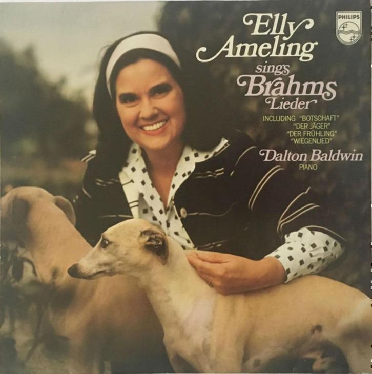 Elly Ameling –Elly Ameling Sings Brahms Lieder Japan, Cd's en Dvd's, Vinyl | Klassiek, Zo goed als nieuw, Classicisme, Kamermuziek