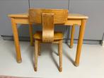 Vintage kleutertafeltje en stoeltje, Ophalen, Gebruikt, Tafel(s) en Stoel(en)