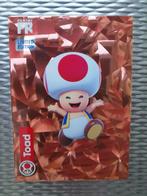 Panini super mario kaart Toad, Ophalen of Verzenden, Zo goed als nieuw, Losse kaart