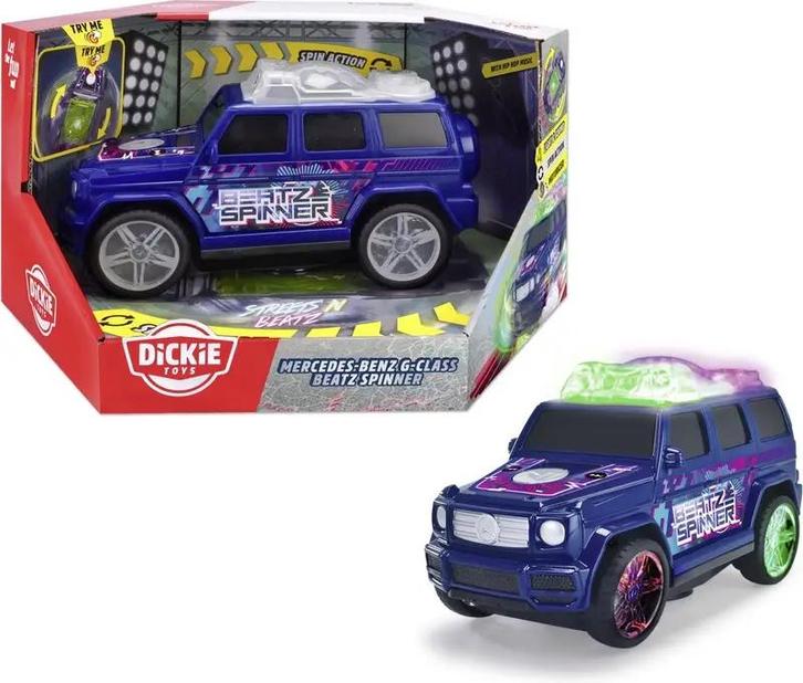 Dickie Toys – Beatz Spinner – Mercedes G Class – 24cm, Kinderen en Baby's, Speelgoed | Speelgoedvoertuigen, Nieuw, Verzenden
