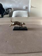 Verzilverd  Panter Beeldje op Voetstuk, Ophalen of Verzenden, Dier