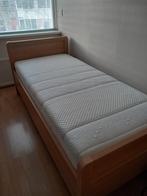 Ledikant met matras 1 persoons en nachtkast, Ophalen, Gebruikt, Eenpersoons, 90 cm