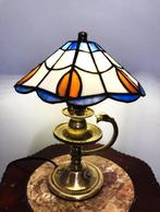 Lamp Tiffany type messing glas in lood✨😍💑💎🤗👌, Ophalen of Verzenden