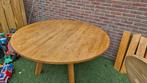 Massief houten eettafel 152 cm (5 stuks), Ophalen, Gebruikt, 150 tot 200 cm, Vijf personen of meer