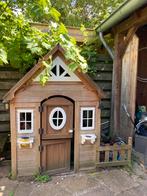 Houten Speelhuisje, Kinderen en Baby's, Speelgoed | Buiten | Speelhuisjes, Ophalen, Gebruikt, Hout