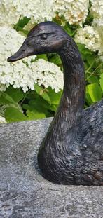 ZWAAN / bronzen tuinbeeld, Dierenbeeld, Nieuw, Info@huisentuindecoratiemarie.nl, Huis en tuin decoratie marie