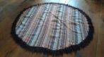 Vintage - retro - wollen tafelkleed - jaren 70 - zeventiger, Ophalen of Verzenden, Gebruikt, Ovaal, Binnen