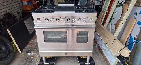 Boretti fornuis – 2 ovens, wokbrander, teppanyaki & spit, Huis en Inrichting, Keuken | Keukenelementen, Gebruikt, Minder dan 100 cm
