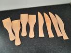 8 houten spatels, Ophalen of Verzenden, Zo goed als nieuw