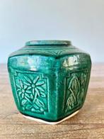 Gemberpot / vaas - lichtgroen geglazuurd, Antiek en Kunst, Antiek | Keramiek en Aardewerk, Ophalen of Verzenden