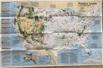 Verenigde Staten van America - uitvouwbare kaart/poster, Verzamelen, Ophalen