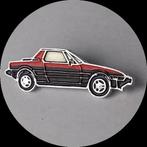 Zeldzame FIAT X 1/9 1500 pin, zwart/rood, Verzamelen, Speldjes, Pins en Buttons, Transport, Speldje of Pin, Zo goed als nieuw