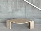 Vintage travertine coffeetable, ca 1980’s, Ophalen of Verzenden