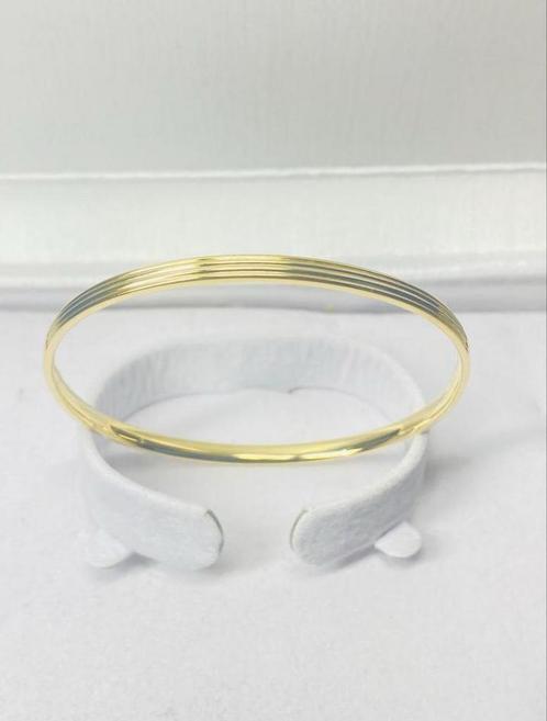 Gouden armband - slavenarmband - 14 karaat, Sieraden, Tassen en Uiterlijk, Armbanden, Zo goed als nieuw, Goud, Ophalen of Verzenden