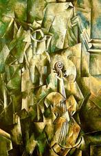 Georges Braque (F) schilderij repro op canvas, Antiek en Kunst, Kunst | Schilderijen | Modern, Ophalen