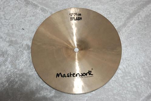 Masterwork Custom splash bekken 256gr 10 inch  <25251604>, Muziek en Instrumenten, Instrumenten | Onderdelen, Gebruikt, Drums of Percussie