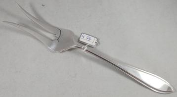 Grote vleesvork Puntfilet antiek 835 zilver beschikbaar voor biedingen