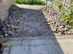 Afhalen klinkers trapezium vorm 6 cm dik, Tuin en Terras, Tegels en Klinkers, Ophalen, Gebruikt, Klinkers, 10 m² of meer