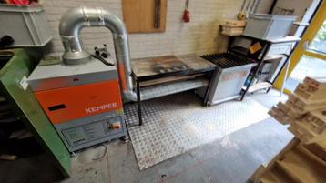 Kemper mobiele lasrook afzuiging incl. lastafel  beschikbaar voor biedingen