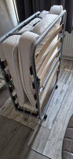 Vouwbed 80x190 cm - Veldbed met Matras - 1 Persoon, Huis en Inrichting, Ophalen, Gebruikt, 90 cm, Eenpersoons