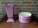 Bloempotten van lila aardewerk, 2 stuks, Ophalen of Verzenden, 'T Olde Gre-j, Info@toldegrej.nl, Endepoelstraat 20f Didam