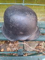 Duitse camohelm m42 WH SD, Verzamelen, Militaria | Tweede Wereldoorlog, Ophalen, Landmacht, Duitsland