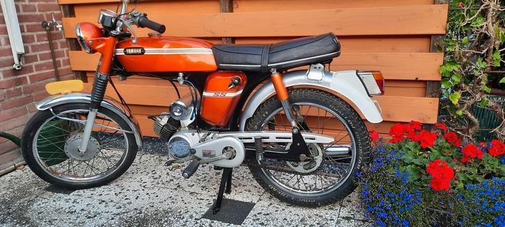 yamaha fs1 street 1972  (zonder kenteken), Fietsen en Brommers, Brommers | Oldtimers, Yamaha, Maximaal 45 km/u, Ophalen