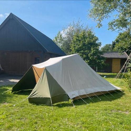 Katoenen tent 2p Randstad Hermelijn, Caravans en Kamperen, Tenten, tot en met 3, Gebruikt, Ophalen