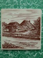 tegeltje Wieringen Stroe Doopsgezinde Vermaning 1738-1933, Ophalen of Verzenden, Gebruikt