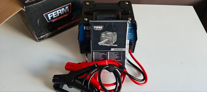 Ferm BCM1020 Acculader + Jump Starter 6V/12V, Auto diversen, Jumpstarters, Zo goed als nieuw, Ophalen of Verzenden