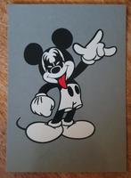Boomerang blanco kaart mickey mouse kiss, Nieuw, Mickey Mouse, Ophalen of Verzenden