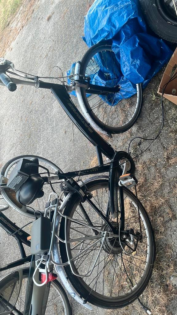 3 elektrische fietsen, Fietsen en Brommers, Elektrische fietsen, Gebruikt, Batavus, Minder dan 30 km per accu, Ophalen of Verzenden