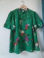 Groene vrolijke blouse Dames maat 42, Love & roses, Maat 42/44 (L), Ophalen of Verzenden, Zo goed als nieuw