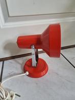 Vintage space age Rode spot lamp., Gebruikt, Ophalen of Verzenden, Minder dan 100 cm, Metaal
