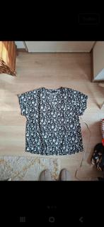 Bonprix Shirt - Bloemenprint maat 6xl 52, Bonprix, Zwart, Maat 46/48 (XL) of groter, Ophalen of Verzenden