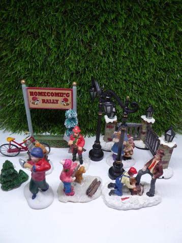Lot Lemax Kerstdorp items  --  136 beschikbaar voor biedingen