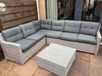 Luxe loungeset met bijzettafel - Wicker, Ophalen, 5 zitplaatsen, Zo goed als nieuw, Loungeset